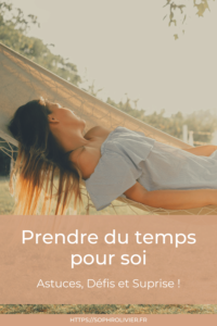 prendre du temps pour soi PINTEREST