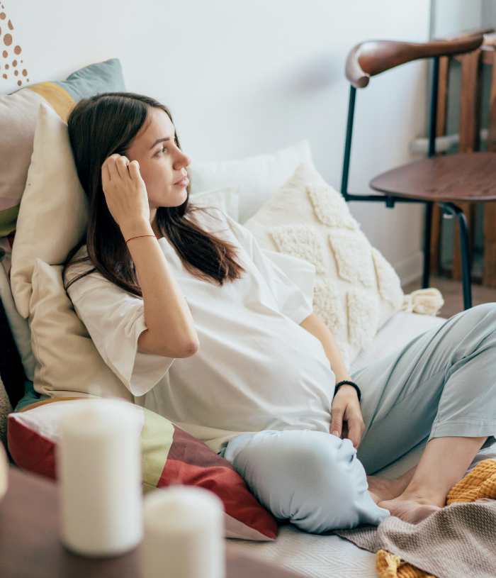 Pause détente enceinte